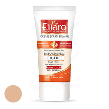 کرم ضد آفتاب Oil Free پوست چرب SPF50 الارو بژ طبیعی