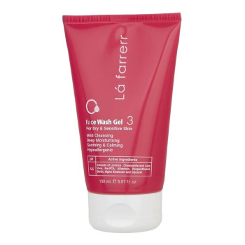 ژل شستشوی لایه‌بردار پوست‌های چرب و مستعد آکنه لافارر مدل 1 حجم 150 میلی لیتر