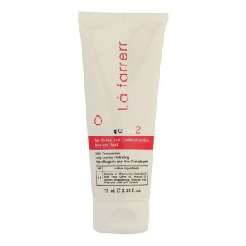 کرم آبرسان پوست مختلط و معمولی لافارر مدل 02 حجم 75 میلی‌لیتر
