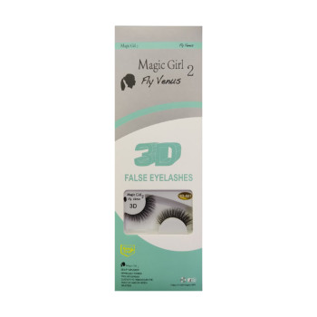 مژه مصنوعی مجیک گرل مدل 3D-X01 بسته 10 عددی